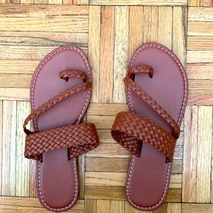 Shein braided sandals